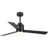 Blaupunkt BP2012 Ventoinha de Teto com Comando, 132 cm, 65 W, 3 Pás, Luz LED Integrada 18 W, Preto - 8436533797360