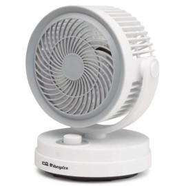 Orbegozo TF 1015 Ventoinha de Mesa, Mini, 15 cm, 40 W, 3 Velocidades, Oscilação Horizontal Automática, Inclinação Ajustável, Branco - 8435568407503