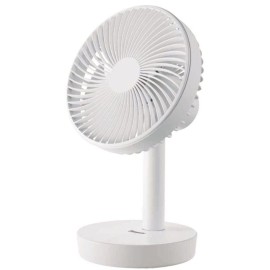 Orbegozo TF1016 Ventoinha de Mesa, Mini, 16 cm, 9 W, 4 Velocidades, USB, 4000 mAh, Recarregável, Inclinação Ajustável, Oscilação Automática, Branco - 8435568407480