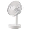 Orbegozo TF1016 Ventoinha de Mesa, Mini, 16 cm, 9 W, 4 Velocidades, USB, 4000 mAh, Recarregável, Inclinação Ajustável, Oscilação Automática, Branco - 8435568407480