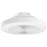 Orbegozo CP 150035 Ventoinha de Teto com Comando, 33 cm, 20 W, 6 Velocidades, 7 Pás, Temporizador, Luz LED Integrada 40 W Tri-Tom, Branco - 8435568408012