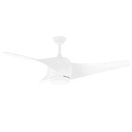 Orbegozo CP 99132 Ventoinha de Teto com Comando, 132 cm, 70 W, 3 Velocidades, 3 Pás, Temporizador, Luz LED Integrada 16 W Tri-Tom, Branco - 8436044539718