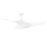 Orbegozo CP 99132 Ventoinha de Teto com Comando, 132 cm, 70 W, 3 Velocidades, 3 Pás, Temporizador, Luz LED Integrada 16 W Tri-Tom, Branco - 8436044539718