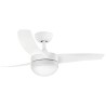 Orbegozo CP 128105 Ventoinha de Teto com Comando, 105 cm, 40 W, 6 Velocidades, 5 Pás, Temporizador, Luz LED Integrada 24 W Tri-Tom, Branco - 8435568406018