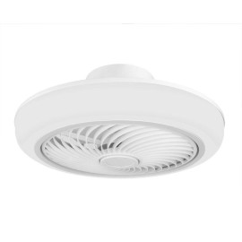 Orbegozo CP 12435 Ventoinha de Teto com Comando, 33 cm, 20 W, 6 Velocidades, 5 Pás, Temporizador, Luz LED Integrada 58 W Tri-Tom, Branco - 8435568404854
