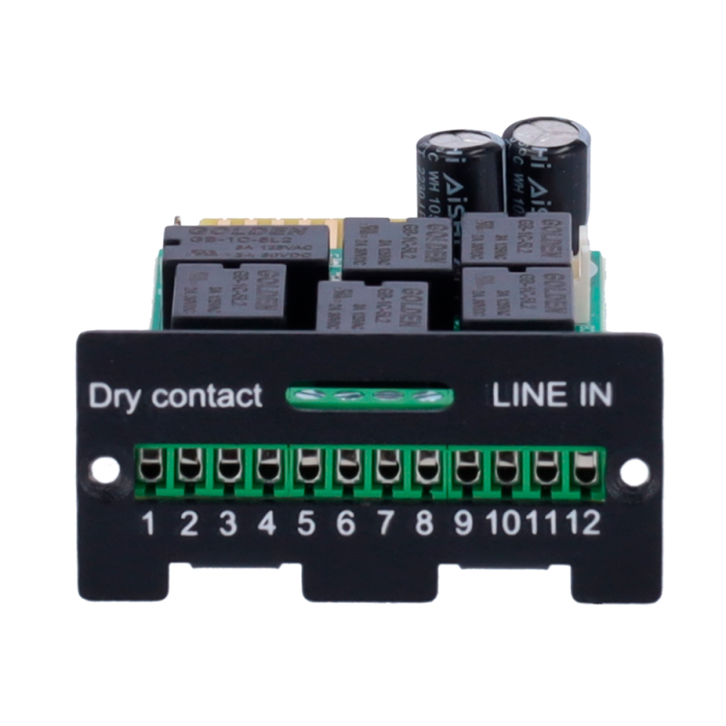 OEM UPS-RELAYCARD Mini, Cartão de Contacto Seco para UPS SAI com Slot SNMP, Monitorização e Relatório de Estado - 8435325468921
