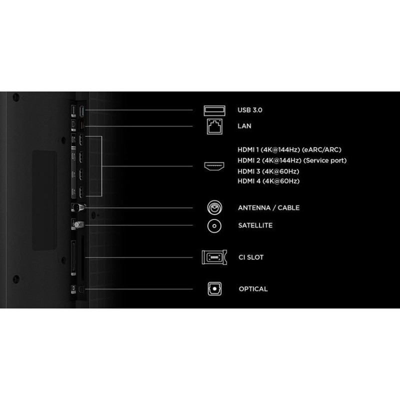 TCL - RGB-MINILED Smart Google TV 75RM7L