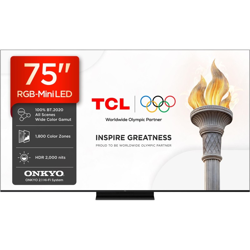 TCL - RGB-MINILED Smart Google TV 75RM7L