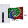 TCL - RGB-MINILED Smart Google TV 75RM7L