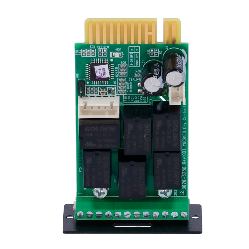 OEM UPS-RELAYCARD Mini, Cartão de Contacto Seco para UPS SAI com Slot SNMP, Monitorização e Relatório de Estado - 8435325468921