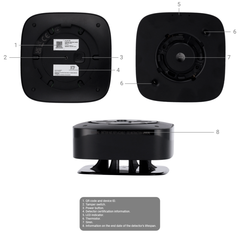 Ajax AJ-FIREPROTECT2-H-RB-B