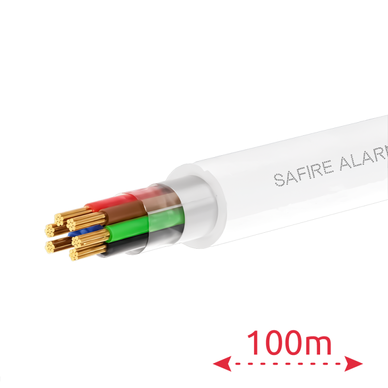 Safire CA6-100-PVC-ECA-WHITE