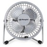 Orbegozo PW 1025 Ventoinha Mini, Portátil, USB, 10 cm, 2.5 W, 3 Pás Metálicas, Prateado - 8435568404403