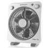 Orbegozo Box Fan BF 0138 Ventoinha de Mesa, 30 cm, 40 W, 3 Velocidades, 6 Pás, Temporizador, Branco, Cinzento - 8436044539596