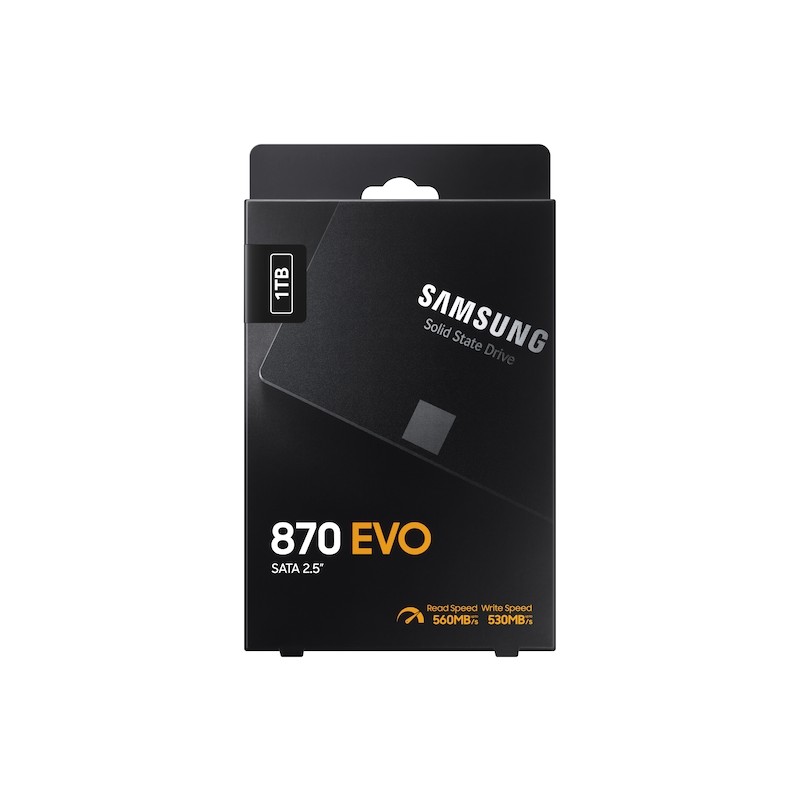Samsung 870 EVO 1TB Disco SSD 1 TB SATA III 2.5" V-NAND MLC - MZ-77E1T0B/EU - 8806090545917