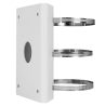 Uniview UV-TR-UP08-A-IN Suporte de Poste em Aço, Comprimento Ajustável, Diâmetro 67-127 mm, 1470 g, Passador de Cabos, Apto para Exterior, Branco - 6937096306836