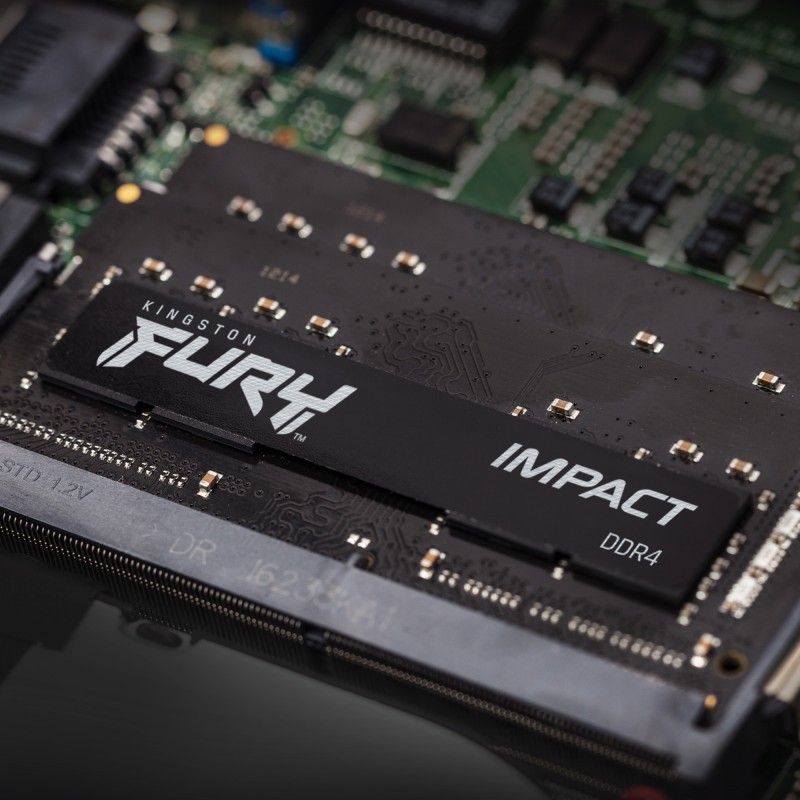 Kingston Technology FURY Impact Módulo de Memória RAM 8 GB 1 x 8 GB DDR4 3200 MT/s CL20 260-pin SO-DIMM - KF432S20IB/8 - 0740617318449