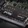 Kingston Technology FURY Impact Módulo de Memória RAM 8 GB 1 x 8 GB DDR4 3200 MT/s CL20 260-pin SO-DIMM - KF432S20IB/8 - 0740617318449