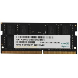Apacer Módulo de Memória RAM 16 GB 1 x 16 GB DDR4 3200 MHz CL22 260-pin SO-DIMM - ES.16G21.PSH - 4712389908124