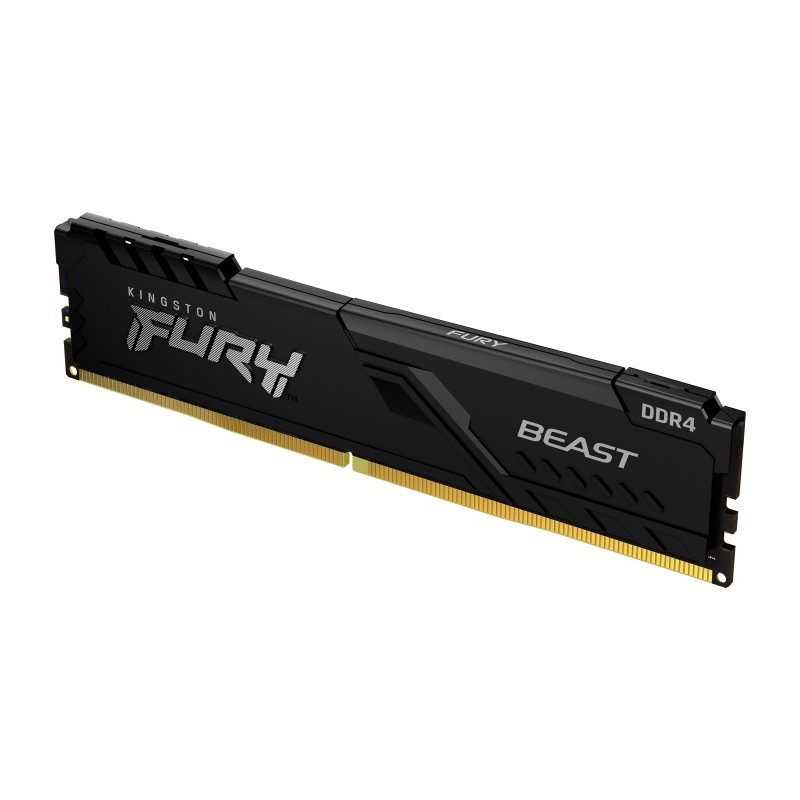 Kingston Technology Fury Beast Módulo de Memória RAM 32 GB 1 x 32 GB DDR4 3200 MT/s CL16 288-pin DIMM - KF432C16BB/32 - 0740617319828