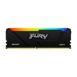 Kingston Technology Fury Beast RGB Módulo de Memória RAM 32 GB 1 x 32 GB DDR4 3200 MT/s CL16 288-pin DIMM - KF432C16BB2A/32 - 0740617337488