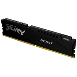 Kingston Technology FURY Beast Módulo de Memória RAM 8 GB 1 x 8 GB DDR5 6000 MT/s CL36 288-pin DIMM - KF560C36BBE-8 - 0740617331738