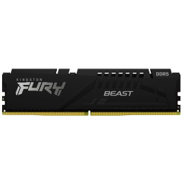 Kingston Technology Fury Beast Módulo de Memória RAM 32 GB 1 x 32 GB DDR5 6000 MT/s CL30 288-pin DIMM - KF560C30BBE-32 - 0740617343410