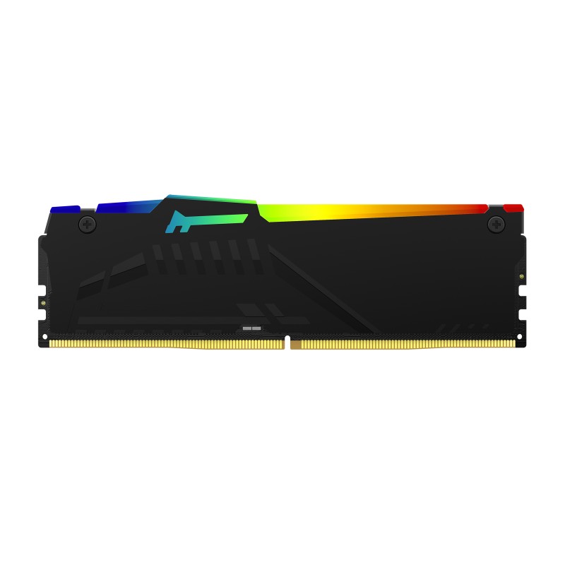 Kingston Technology FURY Beast RGB Módulo de Memória RAM 16 GB 2 x 8 GB DDR5 5600 MT/s CL40 288-pin DIMM - KF556C40BBAK2-16 - 0740617328486