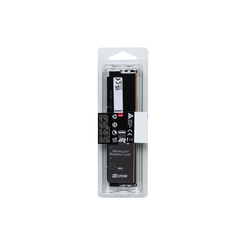 Kingston Technology FURY Beast Módulo de Memória RAM 16 GB 1 x 16 GB DDR5 5600 MT/s CL36 288-pin DIMM - KF556C36BBE-16 - 0740617330809