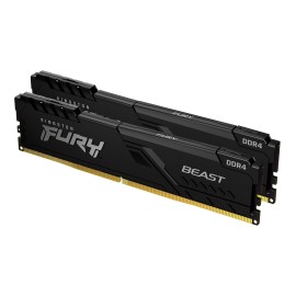 Kingston Technology FURY Beast Módulo de Memória RAM 32 GB 2 x 16 GB DDR4 3600 MT/s CL18 288-pin DIMM - KF436C18BBK2/32 - 0740617319743