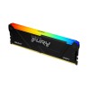 Kingston Technology FURY Beast RGB Módulo de Memória RAM 8 GB 1 x 8 GB DDR4 3600 MT/s CL17 288-pin DIMM - KF436C17BB2A/8 - 0740617337464