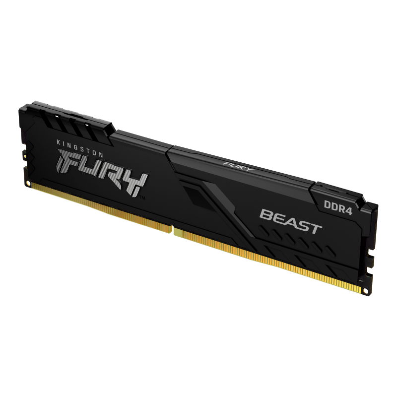 Kingston Technology FURY Beast Módulo de Memória RAM 16 GB 2 x 8 GB DDR4 3200 MT/s CL16 288-pin DIMM - KF432C16BBK2/16 - 0740617319903