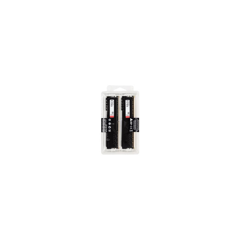 Kingston Technology FURY Beast Módulo de Memória RAM 16 GB 2 x 8 GB DDR4 3200 MT/s CL16 288-pin DIMM - KF432C16BBK2/16 - 0740617319903