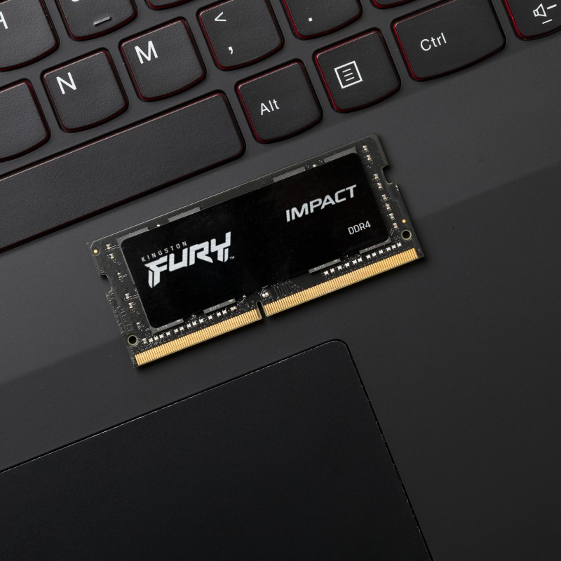 Kingston Technology Fury Impact Módulo de Memória RAM 32 GB 1 x 32 GB DDR4 3200 MT/s CL20 260-pin SO-DIMM - KF432S20IB/32 - 0740617318371