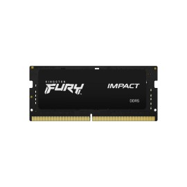 Kingston Technology Fury Impact Módulo de Memória RAM 16 GB 1 x 16 GB DDR5 5600 MT/s CL40 262-pin SO-DIMM - KF556S40IB-16 - 0740617331677