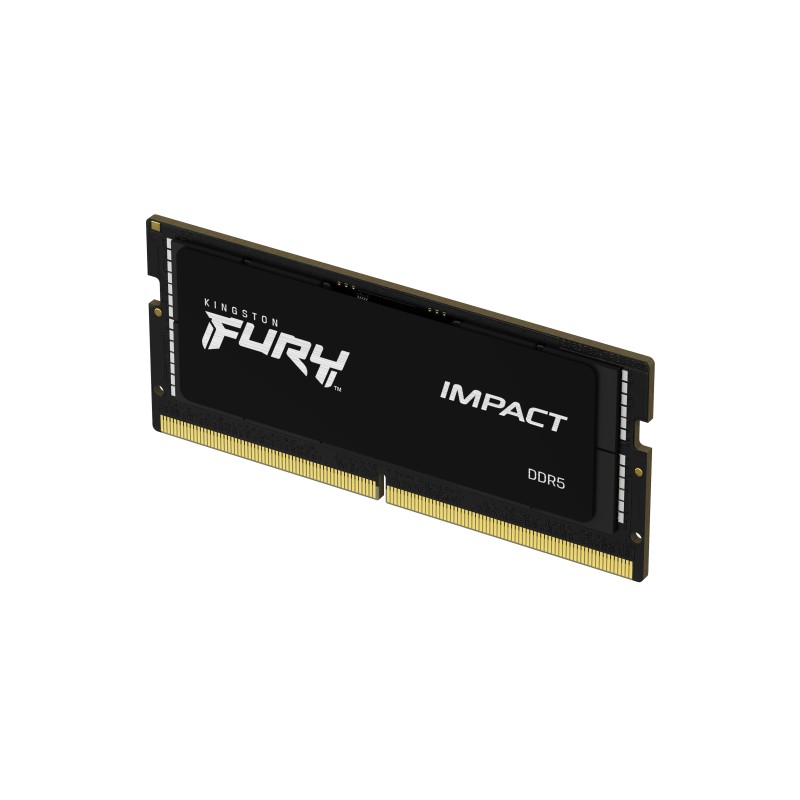 Kingston Technology Fury Impact Módulo de Memória RAM 16 GB 1 x 16 GB DDR5 5600 MT/s CL40 262-pin SO-DIMM - KF556S40IB-16 - 0740617331677