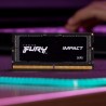 Kingston Technology Fury Impact Módulo de Memória RAM 16 GB 1 x 16 GB DDR5 5600 MT/s CL40 262-pin SO-DIMM - KF556S40IB-16 - 0740617331677
