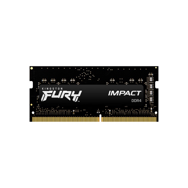 Kingston Technology Fury Impact Módulo de Memória RAM 16 GB 1 x 16 GB DDR4 3200 MT/s CL20 260-pin SO-DIMM - KF432S20IB/16 - 0740617318395
