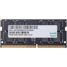 Apacer Módulo de Memória RAM 16 GB 1 x 16 GB DDR4 3200 MHz CL22 SO-DIMM - AS16GGB32CSYBGH