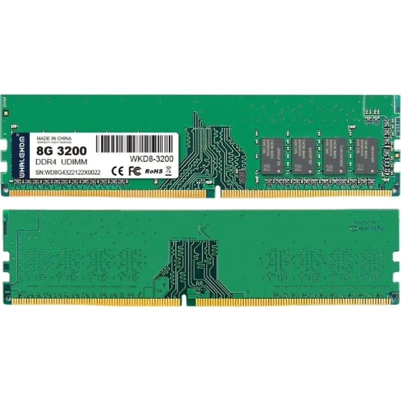Whalekom WK4UD32 Módulo de Memória RAM 8 GB 1 x 8 GB DDR4 3200 MHz UDIMM - WK4UD32-8GB