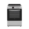 Orima OR-648-IN Fogão Elétrico, 4 Queimadores, Mesa Half Inox, Forno 65 L, 60 cm, Half Inox - 050411 - 5603883214318