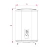 TEKA - Termoacumulador SHS 100 D SLIM 111700002