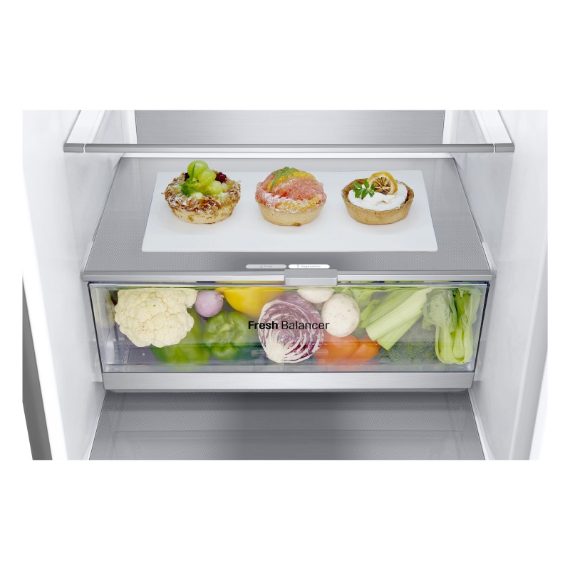 LG GBV7280BMB Frigorífico Combinado Independente, 387 L, No Frost, Aço inoxidável - 8806084880796