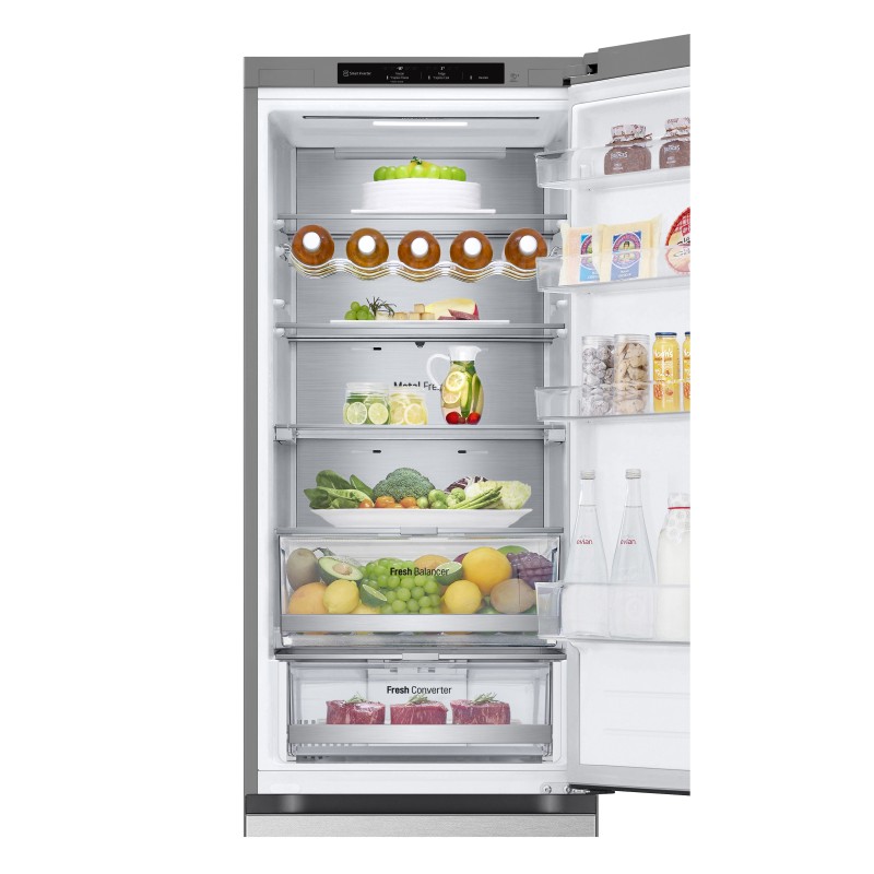 LG GBV7280BMB Frigorífico Combinado Independente, 387 L, No Frost, Aço inoxidável - 8806084880796