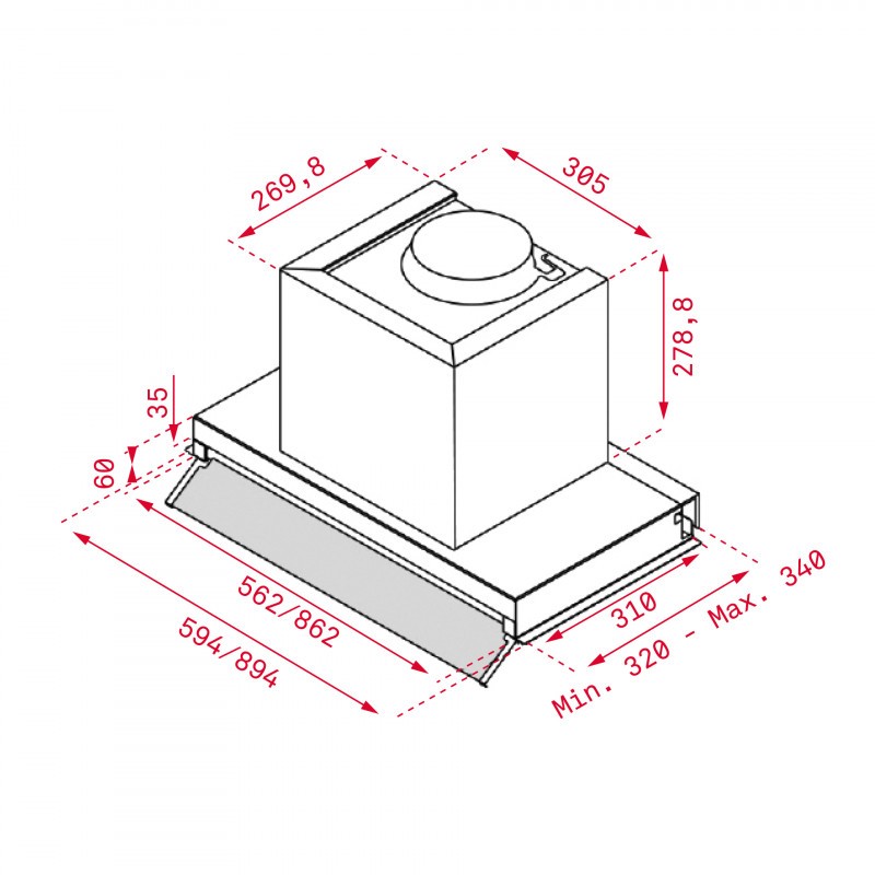 TEKA - Chaminé INTEGRA 66750 POS 113100000