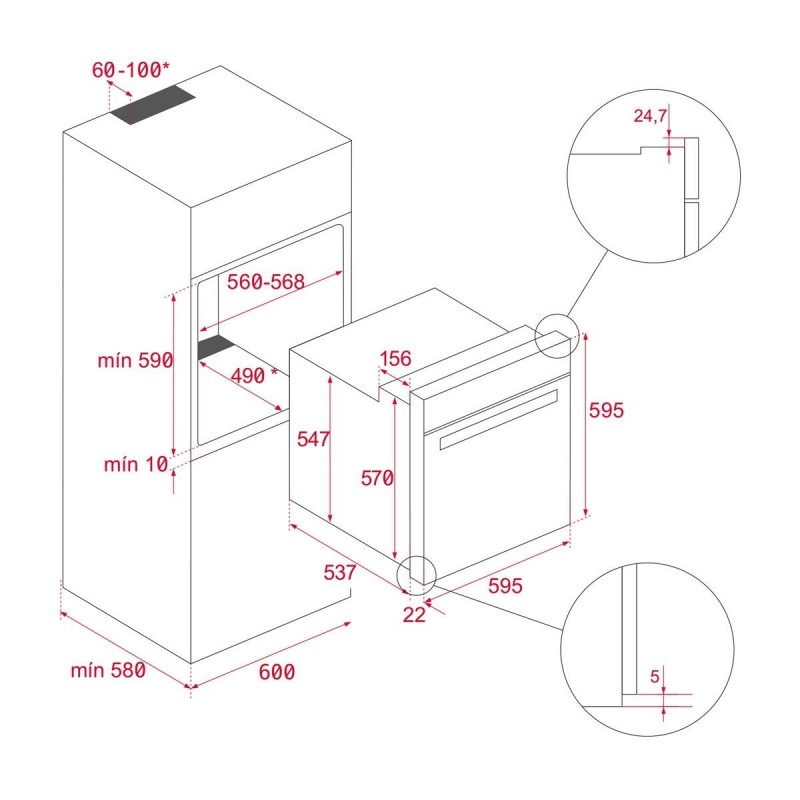 TEKA - Forno HLB 84-G1 BM-DE1 Maestro 111000079