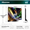 Hisense 65UR8S RGB-MiniLED TV Plano 165,1 cm (65") 4K Ultra HD, Smart TV, Wi-Fi, Ethernet, LAN, Bluetooth, Preto - 6942351436630
