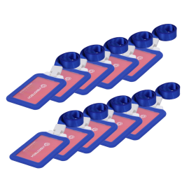 CardCube 10XCARD-HOLDER-V-BLUE