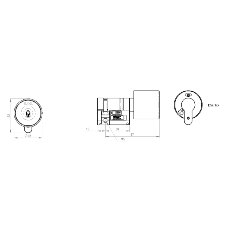 iLOQ ILOQ-S5-CYLINDER-3010