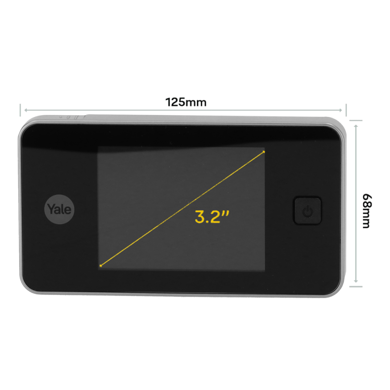 Yale YALE-DOORVIEWER500-SILVER